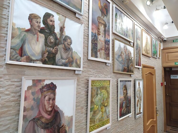 В Туле открылась выставка «Про Древнюю Русь» художника Николая Трифонова