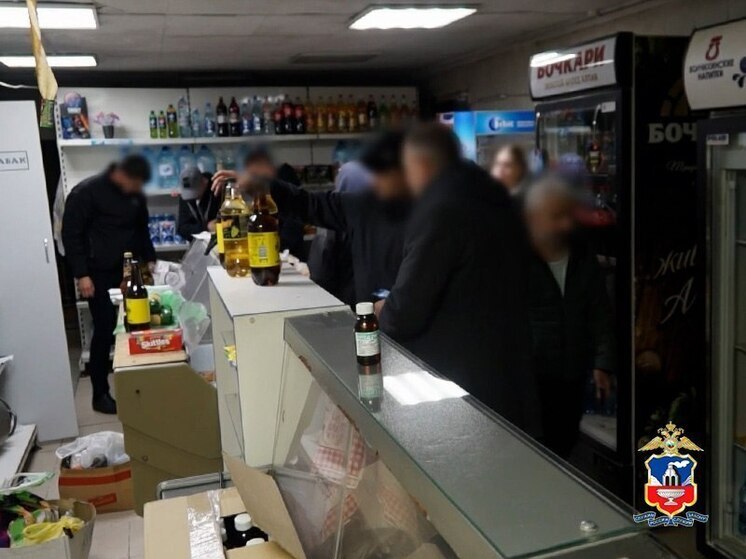 В Алтайском крае в ходе масштабного рейда сотрудники полиции зафиксировали более 20 нарушений правил реализации алкогольной продукции