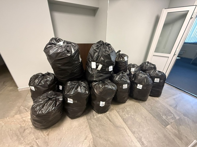 В Мурманской области собрали 18 мешков вторсырья