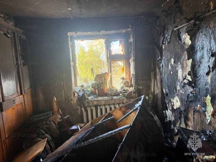 Девять человек спасли в пожаре в Шумерле