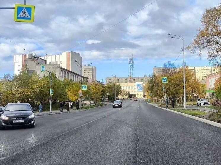Ремонт дорог в рамках реновации ЗАТО в Североморске вышел на финишную прямую