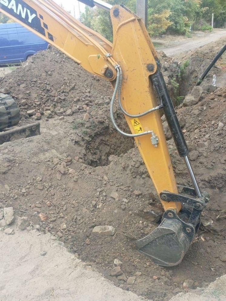 В Великой Белозёрке продолжается капитальный ремонт водопроводной сети