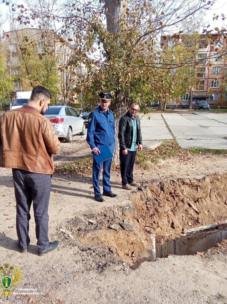 После подачи отопления в Тейкове случилась авария на коммунальных сетях