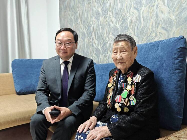 104-летняя Татьяна Сафонова из Якутии получила поздравления от правительства республики