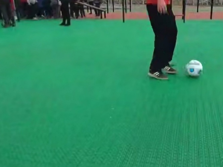 В селе Городище в Беловодском округе открыли современную спортивную площадку