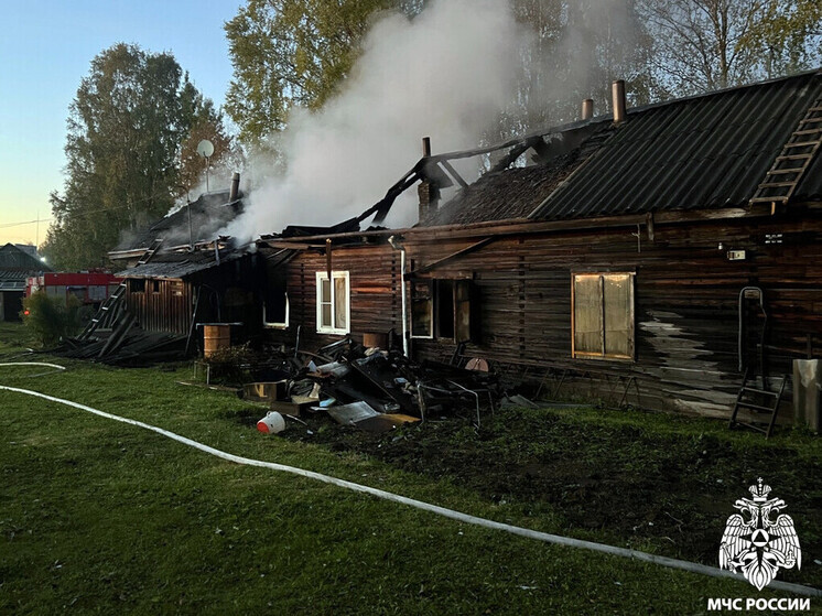 Мужчина покинул горящий дом в Бабаевском округе
