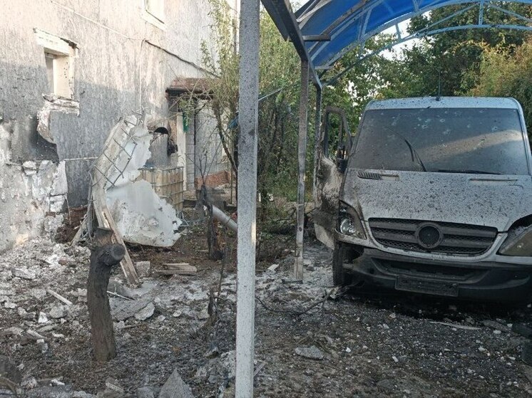 В Новофёдоровке Херсонской области в результате атаки БПЛА повреждён магазин