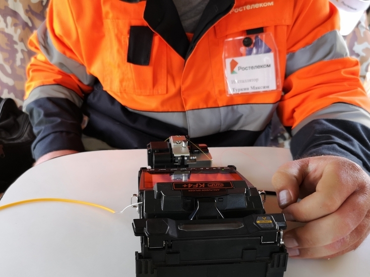 Оптика «Ростелекома» пришла в поселок Красный Смоленской области