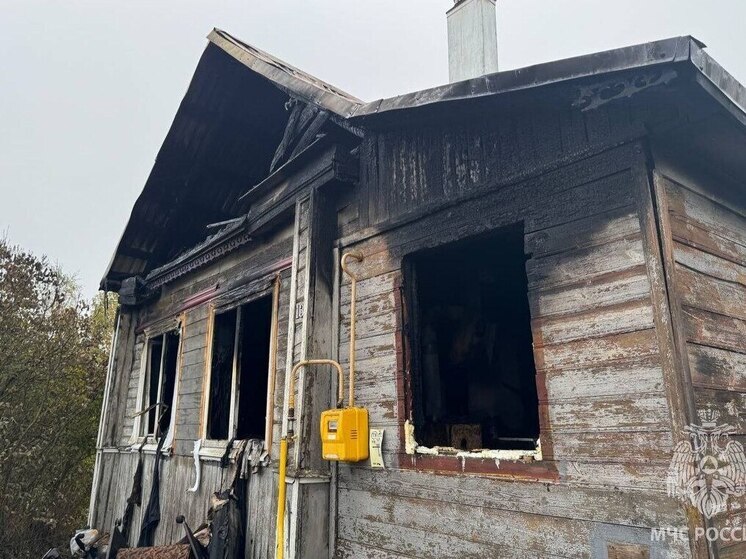 В полночь в Шуйском районе подожгли частный дом и двор