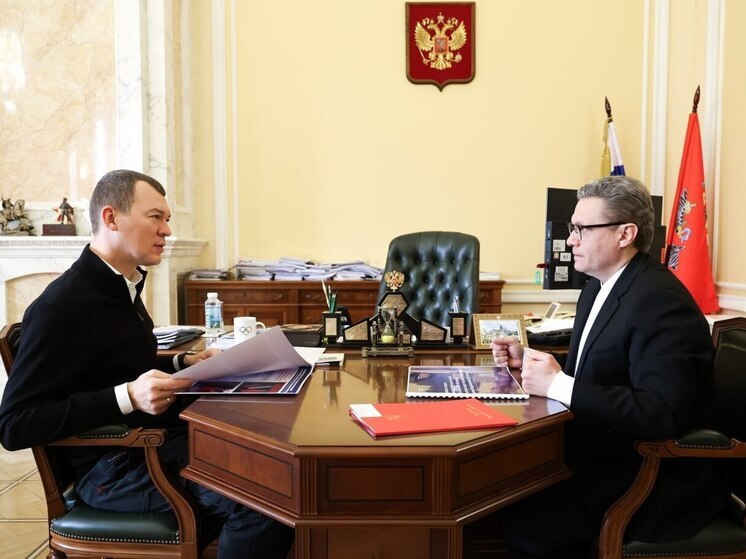 Глава Вологодчины Георгий Филимонов встретился с министром спорта РФ Михаилом Дегтяревым