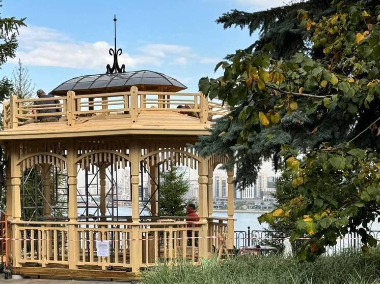 В казанском Фуксовском саду откроют воссозданную историческую беседку