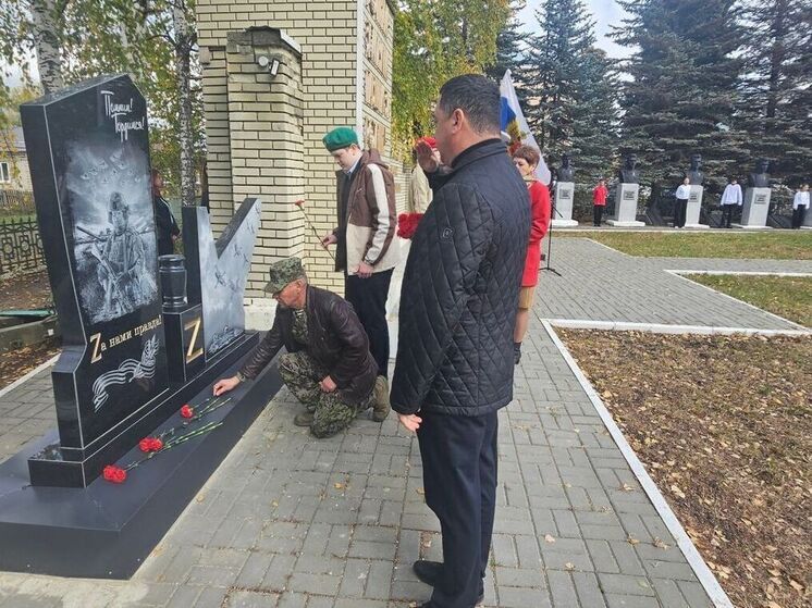 В Пензенской области открыли мемориал в честь участников СВО