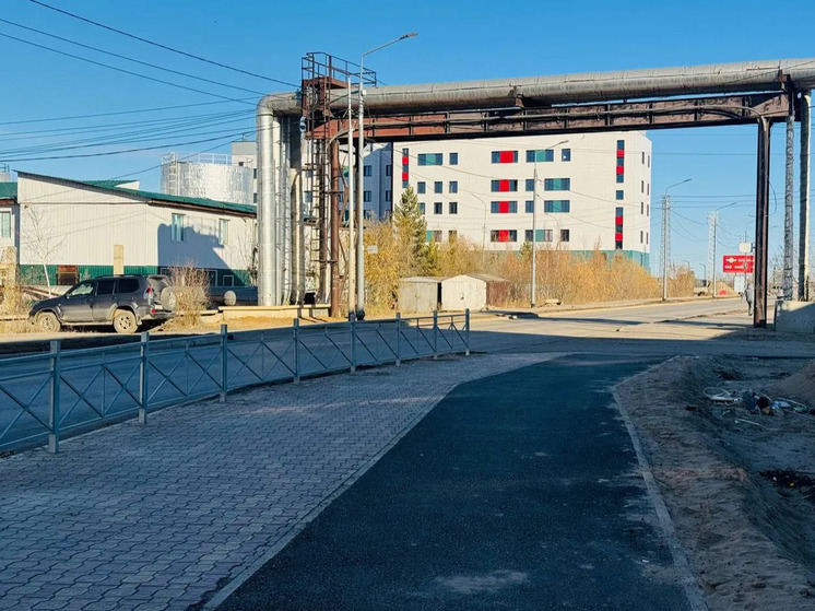 Капитальный ремонт улицы Севастопольская в Якутске идет с опережением графика