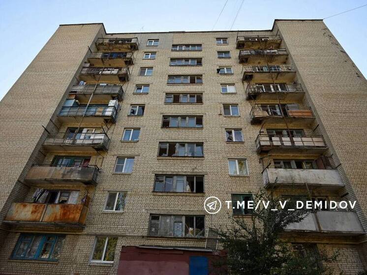 Демидов показал последствия атак дронов в Белгороде