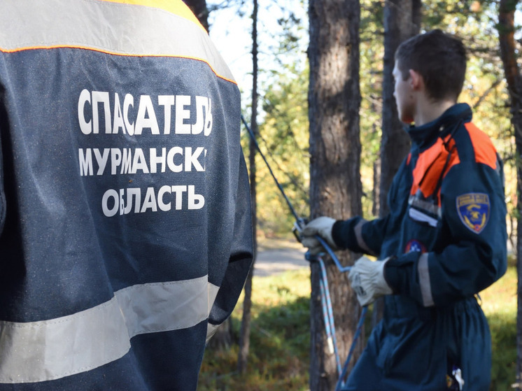 В Кандалакше отработали аварийно-спасательные работы после съезда машины в кювет
