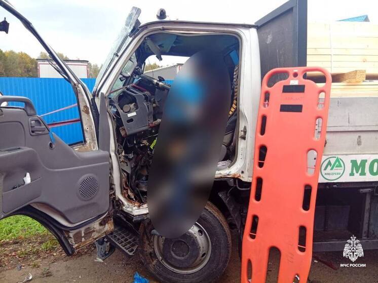 На М-10 в Тверской области столкнулись два грузовика, пострадал человек