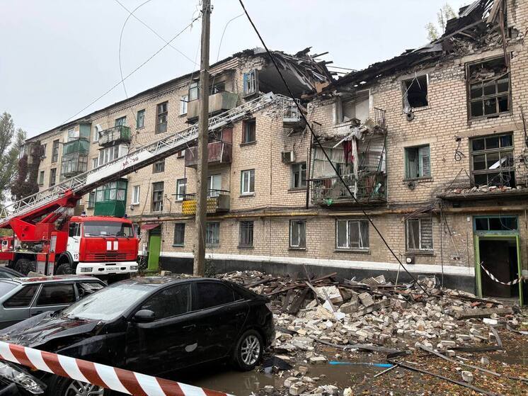 Бытовой газ взорвался в многоквартирном доме в Красном луче