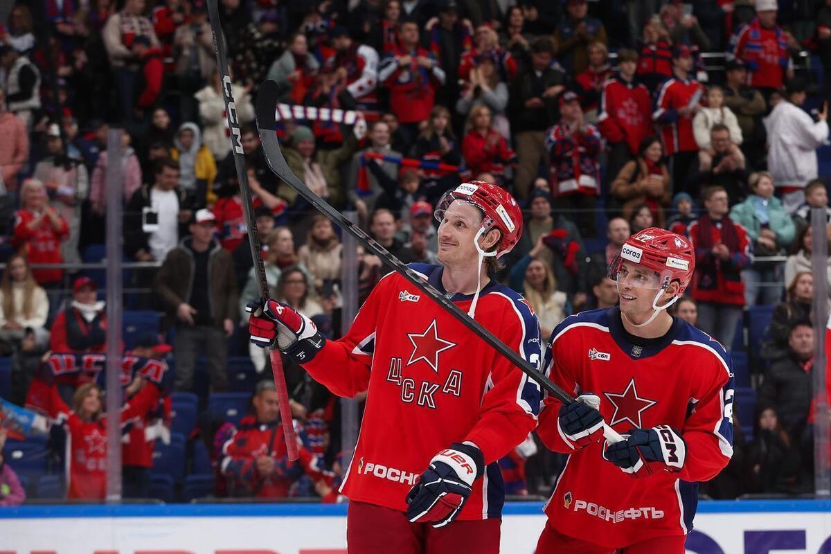 ЦСКА в Москве победил «Северсталь» в матче КХЛ