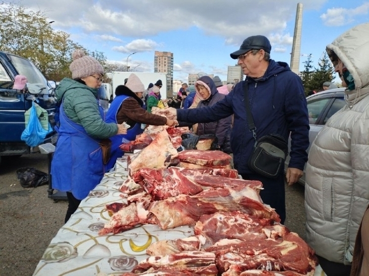 Более 10 тонн мяса продали на ярмарке «Произведено в Забайкалье» в Чите