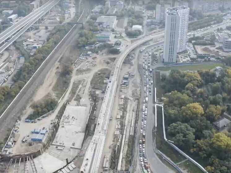 Шестой съезд моста через Обь открыли в Новосибирске