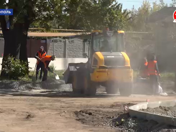 В Мелитополе продолжаются работы по строительству парка СВО