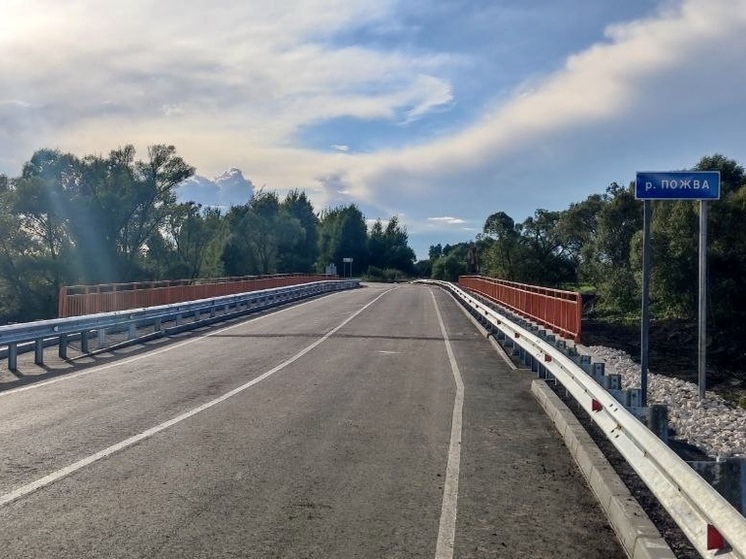 В Рязанской области мост через реку Пожва отремонтировали по нацпроекту
