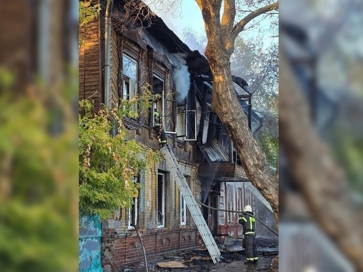 В Самаре из-за пожара пострадала усадьба Богатовой и Мейзеншильдера 3 октября