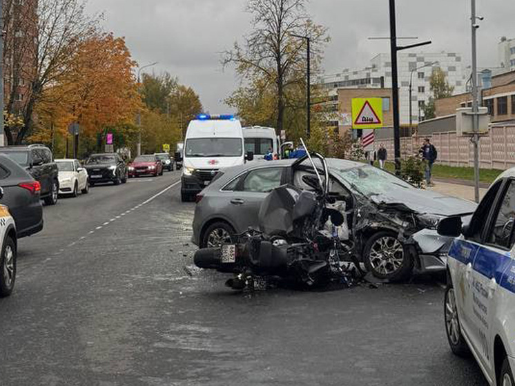 Мотоциклист погиб в ДТП в Долгопрудном