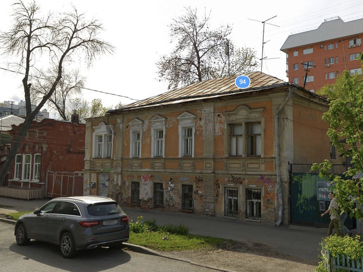 В Самаре Усадьба Павловой на улице Садовой могут признать ОКН