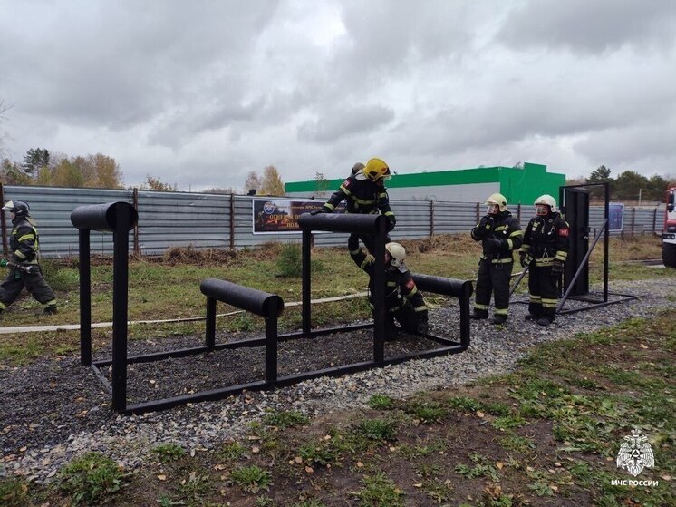 В Новосибирской области открыли полигон для психологической подготовки пожарных