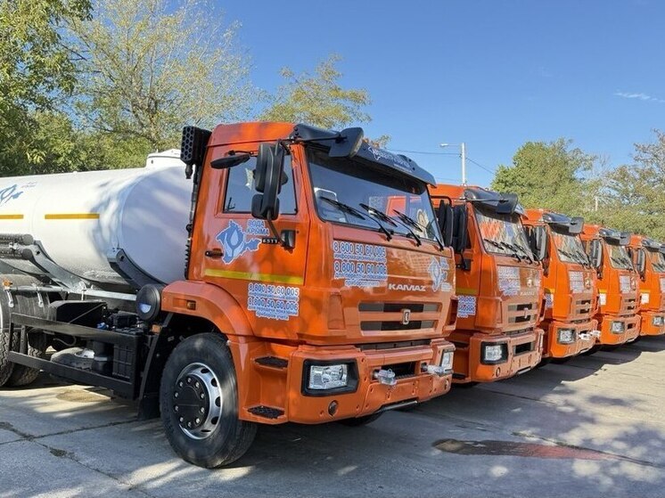 Предприятие «Вода Крыма» получило 12 новых автоцистерн