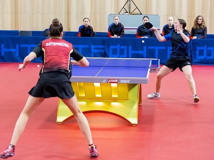 В Архангельске проходят игры чемпионата России по настольному теннису