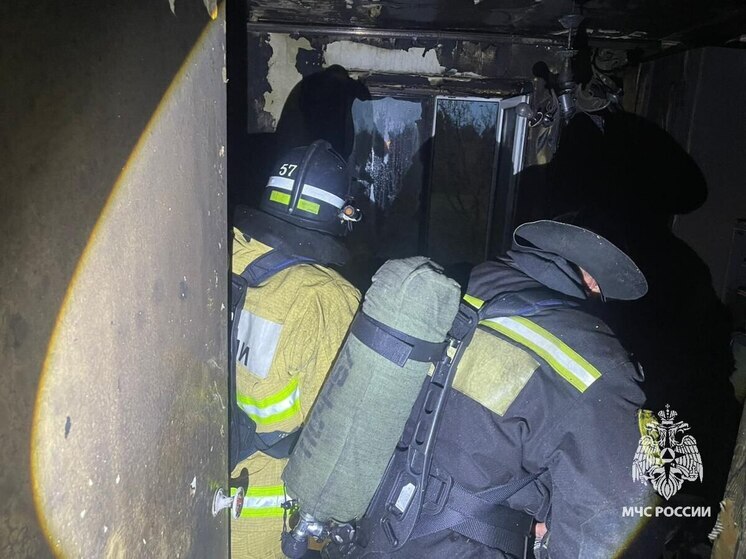 В Новомосковске при пожаре в жилом доме погиб мужчина