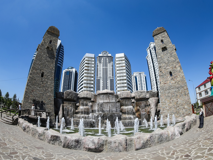 В Грозном открыли первую линию нового района имени Путина