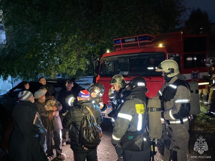 В Барнауле при пожаре спасли жильцов дома на проспекте Строителей