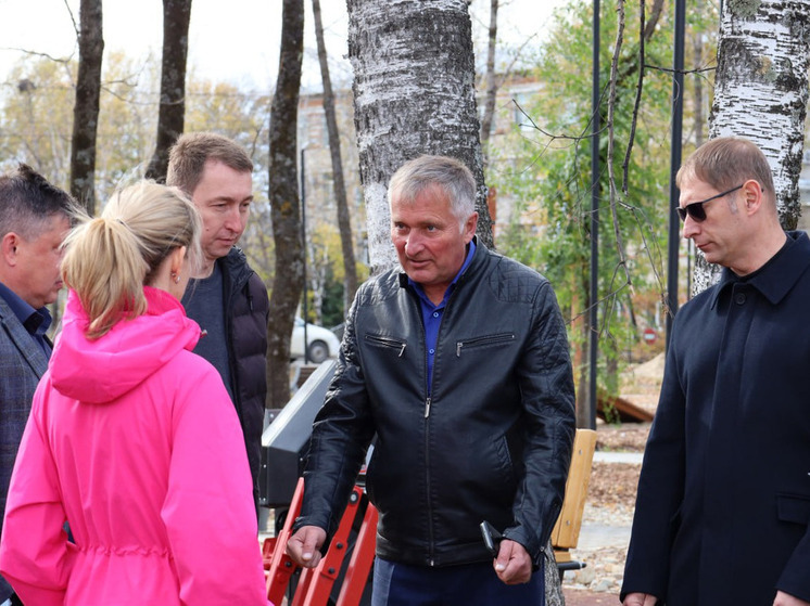 Несмотря на вандализм, благоустройство сквера в Биробиджане переходит на третий этап