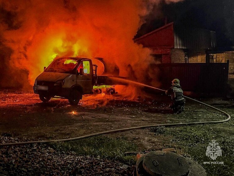 Попытка потушить автомобиль закончилась травмой для владельца в Омской области