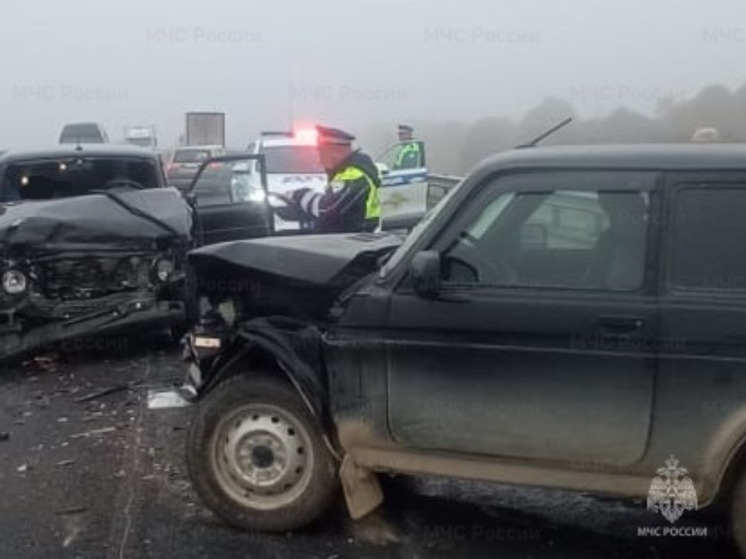 Стали известным подробности массовой аварии в Бабынинском районе