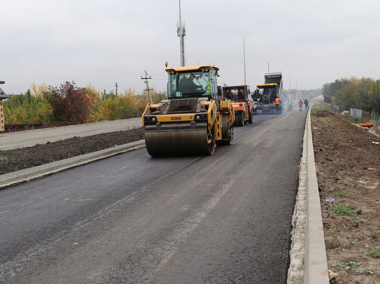 В Курске продолжается строительство проспекта Михаила Булатова