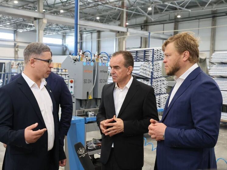 Вениамиан Кондратьев посетил промпарк «Копанской» в Краснодаре