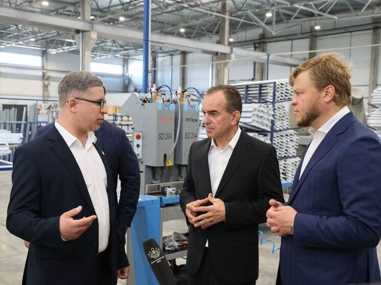 Губернатор Кубани посетил промышленный парк «Копанской» в краевой столице
