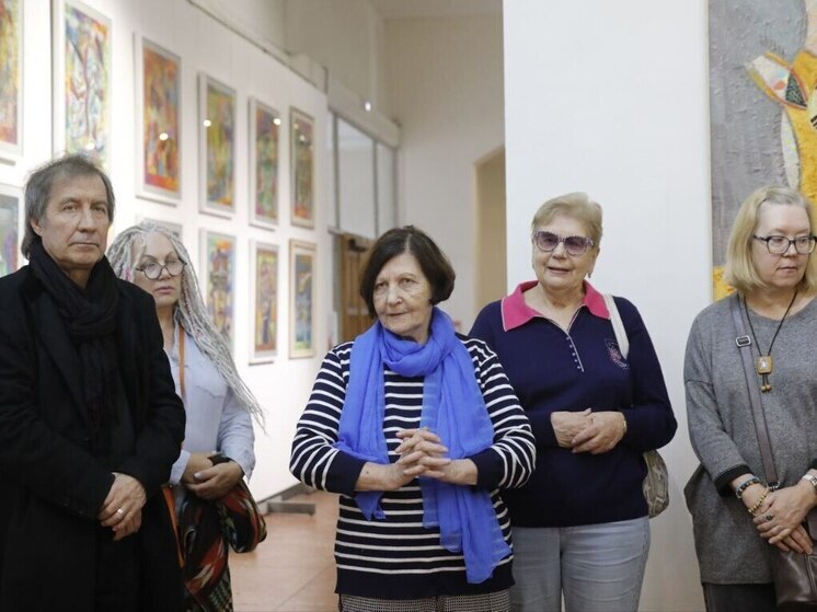 В Туле показали, как проходит выставка художника Шмагина
