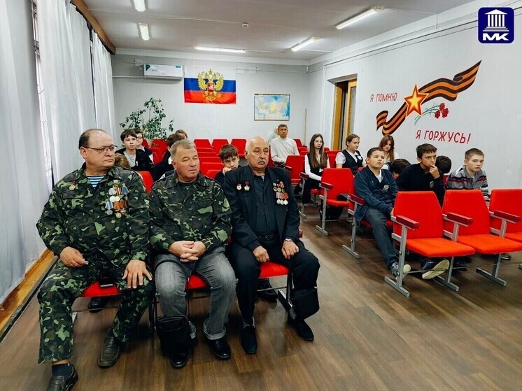 Тематическое занятие, посвященное Битве за Кавказ в период Великой Отечественной войны, состоялось в музее «Подвиг» для учащихся местной школы №1