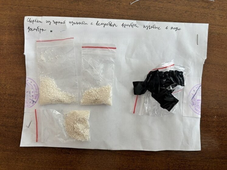 Полицейские выявили крупную схему распространения наркотиков в Тамбове