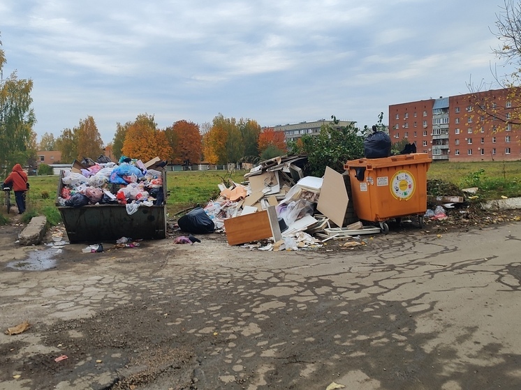 Жителей Воротынска удивляют «склады»  на улицах