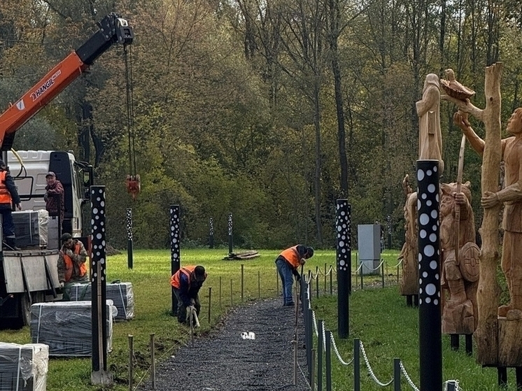 В Йошкар-Оле продолжается обустройство Марий Парка