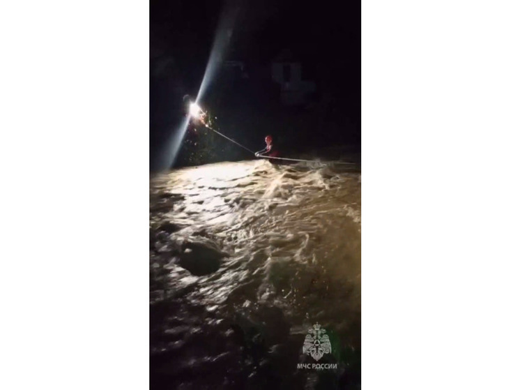 Спасатели помогли жителю Сочи выбраться из русла реки