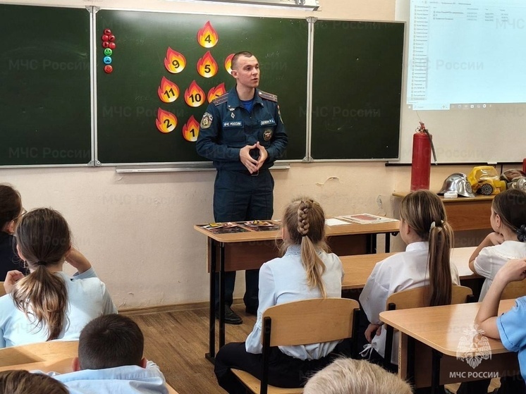 Сотрудники МЧС проводят уроки безопасности для школьников Пензенской области