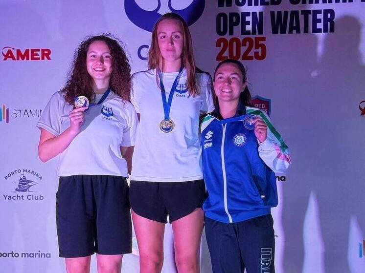 Петербурженка взяла серебро на чемпионате мира по подводному спорту в Египте