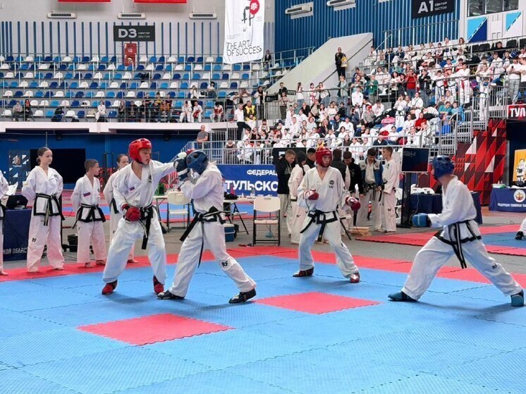 Тысячи спортсменов в Туле сражаются за победу на чемпионате ЦФО по тхэквондо